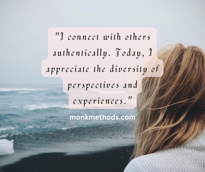 I connect with others authentically