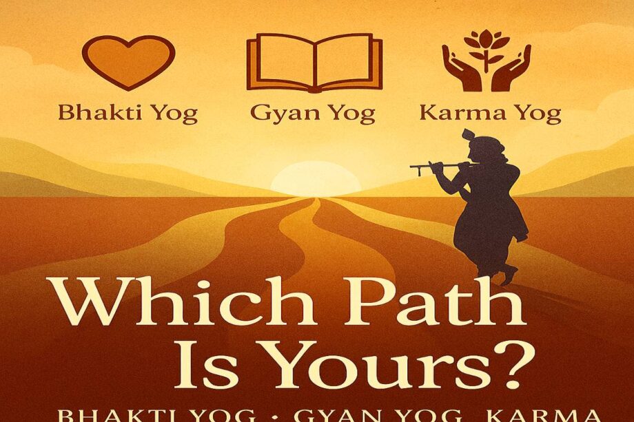 Bhakti gyan & karma Yoga - a spiritual comparision