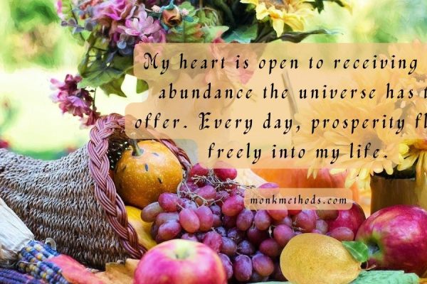 The abundance the universe has to offer